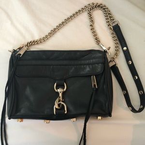 Rebecca Minkoff Mini MAC crossbody in black!